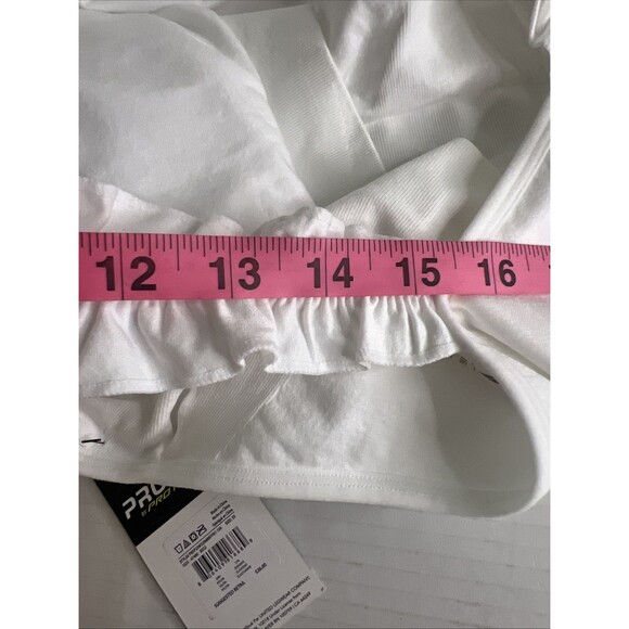 Proline by pro player white ruffle straps seamless bra size 3X - Picture 11 of 11